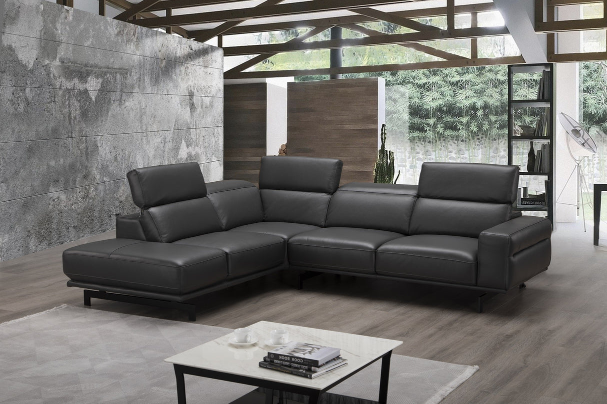 Davenport Leather Sectional