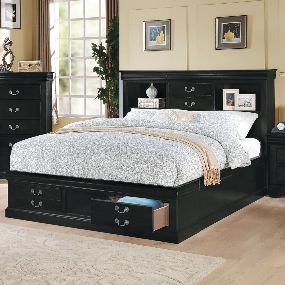 ACME - Louis Philippe III Eastern King Bed - 24387EK
