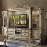 ACME - Dresden Gold Patina & Bone Entertainment Center - 91330