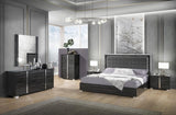 Alice Glossy Grey Mirror