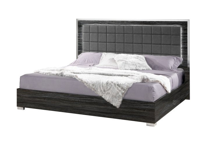 Alice Glossy Grey Mirror