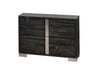 Alice Glossy Grey Nightstands