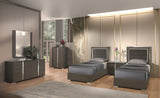Alice Matte Grey Bedroom Set