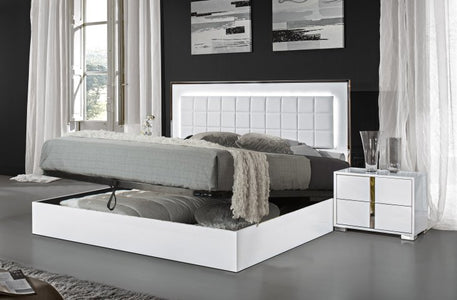 Alice White High Gloss Bedroom Set