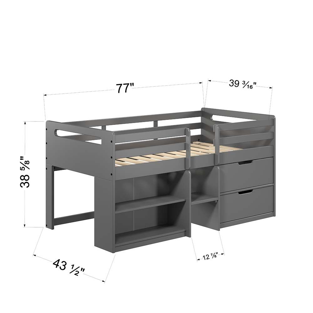 ACME - Fabiana Twin Loft Bed - BD01375