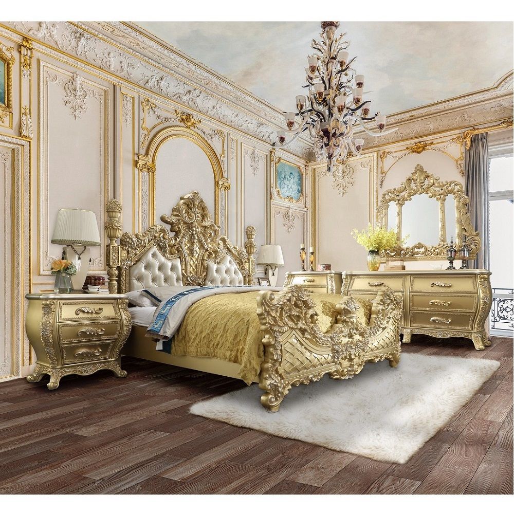 ACME - Cabriole Eastern King Bed - BD01463EK