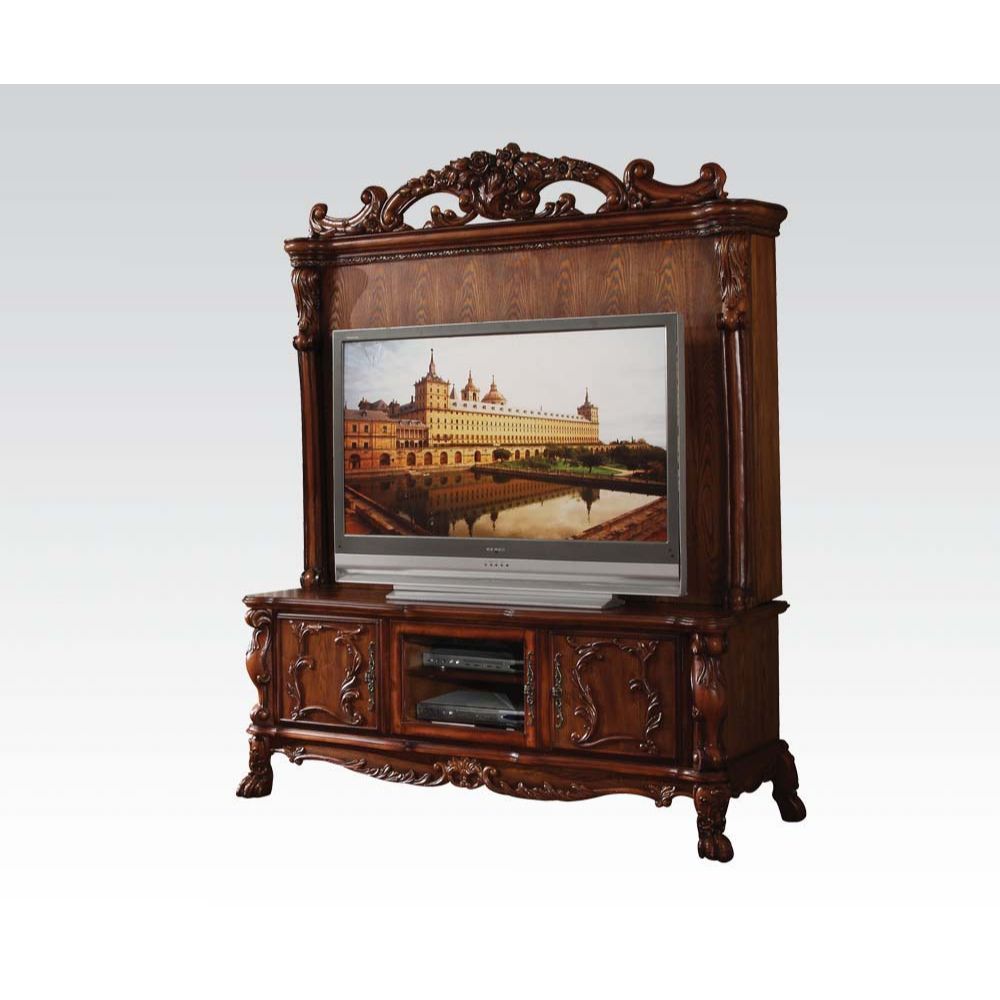 ACME Dresden Cherry Oak Entertainment Center - 12163