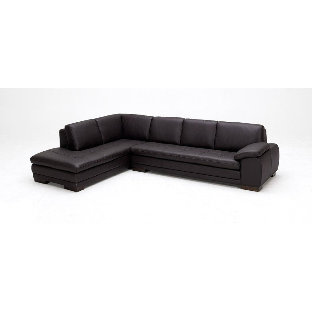 Brown Italian Leather Sectional