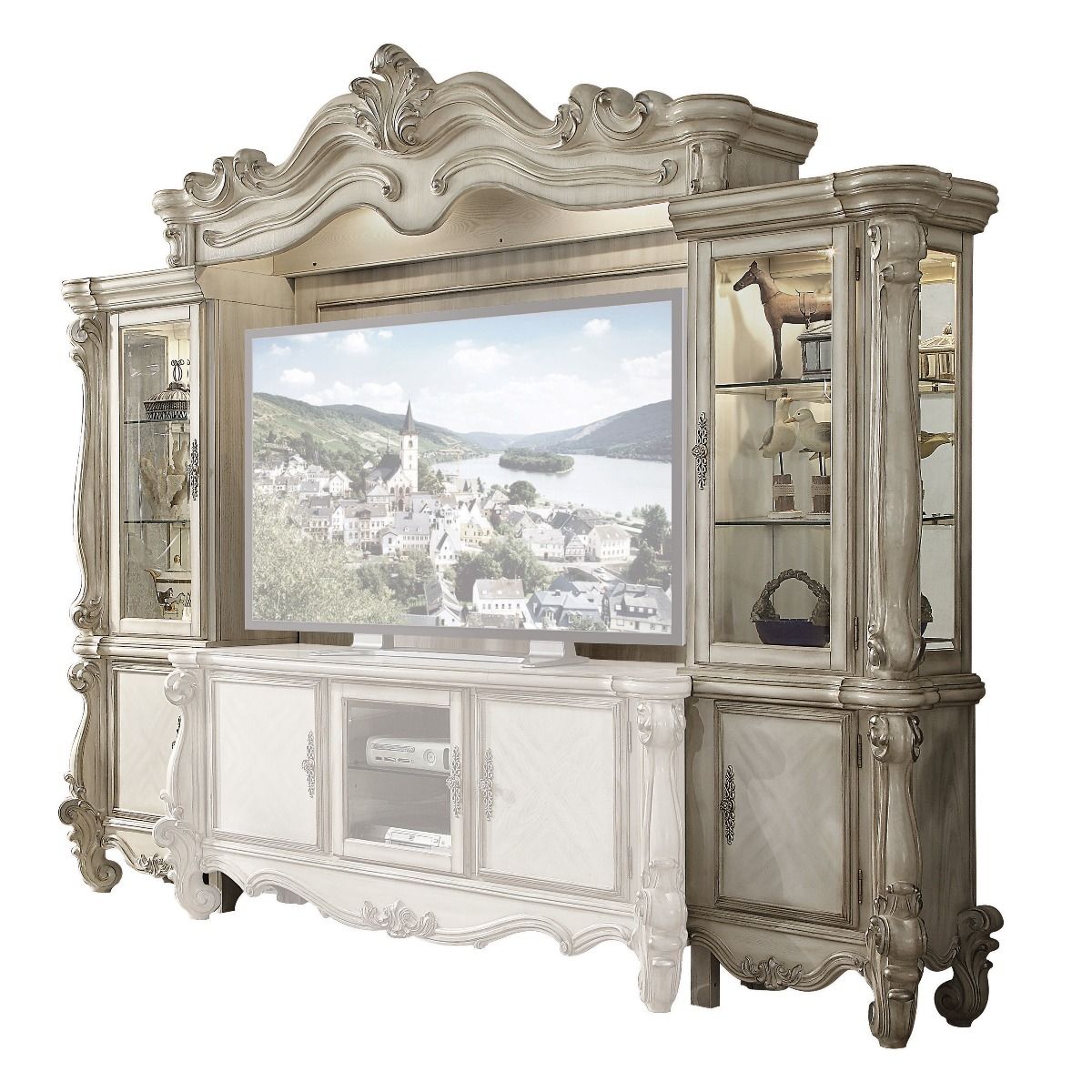 ACME Versailles  Bone White Entertainment Center - 91320