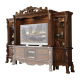 ACME -  Dresden Cherry Oak Entertainment Center - 91335
