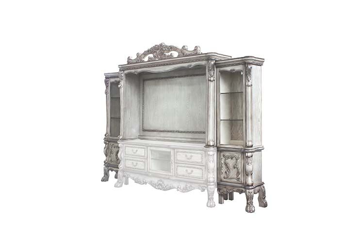 ACME Dresden Vintage Bone White Entertainment Center - 91470