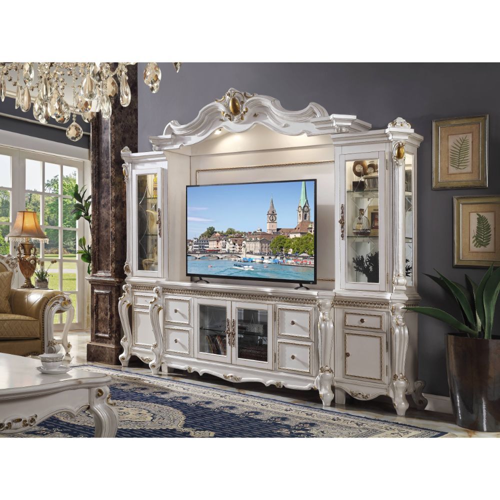 ACME - Antique Pearl Picardy Entertainment Center - 91815