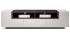 Modern Light Grey High Gloss TV Stand
