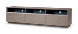 Modern Grey Veneer TV Stand